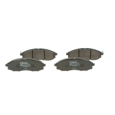 Abbildung von BOSCH 0 986 494 152 Bremsbelagsatz Low Metallic mit akustischer Verschleißwarnung NISSAN: Navara Pickup, Pick Up, Pritsche/Fahrgestell