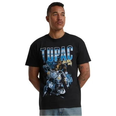 Abbildung von Mister Tee Accessoires Tupac All Eyez On Me Anniversary Oversize M Black