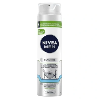 Abbildung von NIVEA MEN Sensitive Rasiergel 3 Tage Barteil für Männer 200 ml