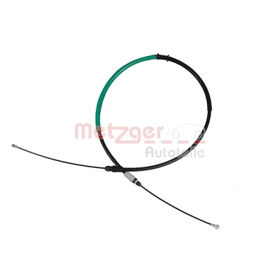 Abbildung von METZGER 10.6857 Handbremsseil hinten links, rechts 1730/1208 RENAULT: MASTER 3 Kasten, Pritsche/Fahrgestell