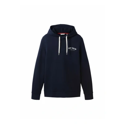 Abbildung von TOM Tailor MIT LOGO Print Kapuzenpullover, Herren, Größe: 3XL, Sky captain blue