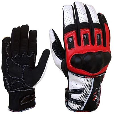 Abbildung von PROANTI Motorradhandschuhe aus Leder/Textil, für den Sommer
