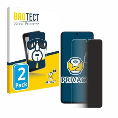 Abbildung von BROTECT (2 Stück Anti Spy Blickschutzfolie für Xiaomi Redmi Note 13 Pro 5G Privacy Screen Protector [Displayschutz, Sichtschutz, Blaulichtfilter]