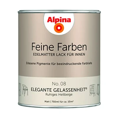 Abbildung von Alpina Wandfarbe Feine Farben Lack No. 08 Elegante
