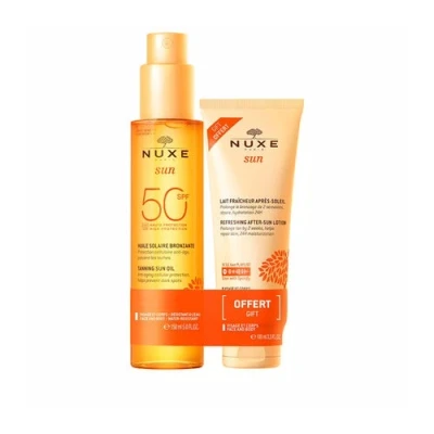 Abbildung von NUXE Sun Set Sonnenöl LSF 50 &amp; GRATIS After Milch 1 P