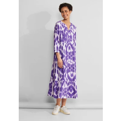 Abbildung von Street One MIT Print Maxikleid, Damen, Größe: 34, Lila