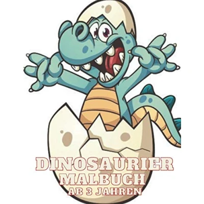 Abbildung von Dinosaurier Malbuch ab 3 Jahren: mit 50 Zeichnungen von Dinosaurier, Beschäftigung für Kinder Jahre, Dinomalbuch Kinder, Kinderbuch 3.