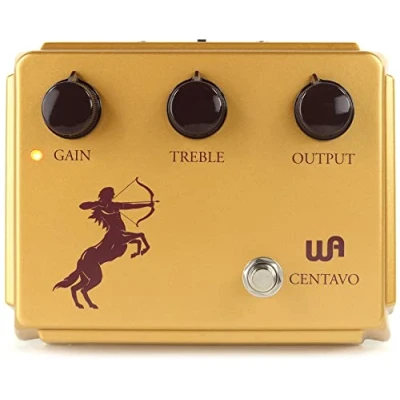 Abbildung von Warm Audio Centavo Premium Overdrive und Boost Effektpedal (Nachbildung des Klon Centaur Pedals, hochqualitative Komponenten, Vintage Stil Dioden, Soundverstärker)