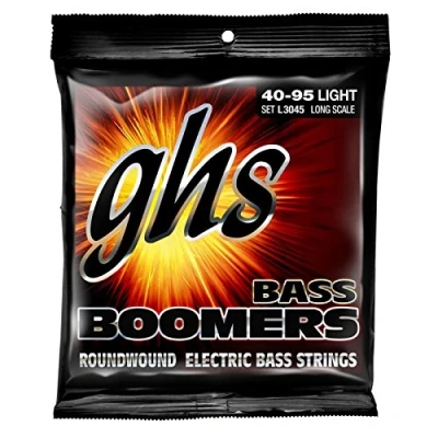 Abbildung von GHS Bass Boomers L3045 String Set, 4 String, Light, .040 .095