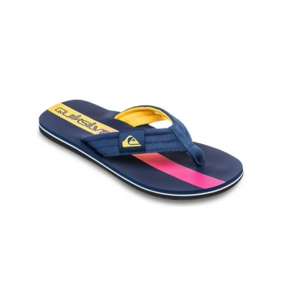 Abbildung von Quiksilver Molokai Layback Zehentrenner, Herren, Größe: 39, Blue Baumwolle