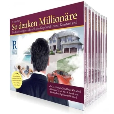 Abbildung von CD Hörbuch &quot;So denken Millionäre&quot;: Die Beziehung zwischen Ihrem Kopf und Kontostand. Inkl. Internet Zugang