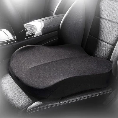 Abbildung von Sitzauflage/Sitzerhöhung Auto, Sitzkissen/Stuhlkissen Bürostuhl Ergonomisch Orthopädisches Sitzkissen für Esstisch Stühle/Bürostuhl/Rollstuhl/Gartenstühle/Sofa Rücken A