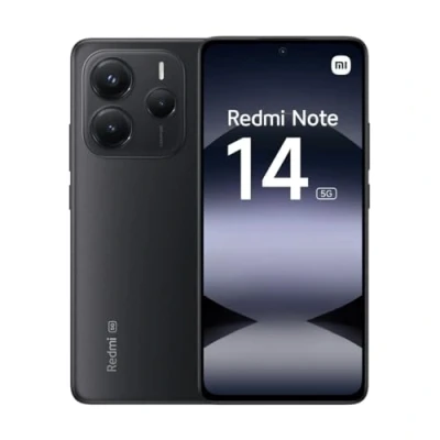 Abbildung von Xiaomi Redmi Note 14 5G 6GB/128GB Schwarz mit klarmobil Vertrag im Telekom Netz unbegrenzt telefonieren + 45000 MB 4G