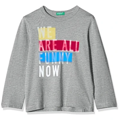 Abbildung von United Colors of Benetton Jungen B2 Pullunder, Grau (Grigio Melange 501), 170 (Herstellergröße: XX)