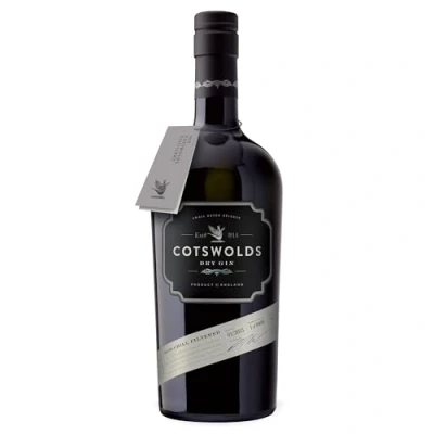Abbildung von Cotswolds Dry Gin 1x0.7L Aus der englischen Distillery 9 Dominante Botanicals Süßlich sauer bis bitter