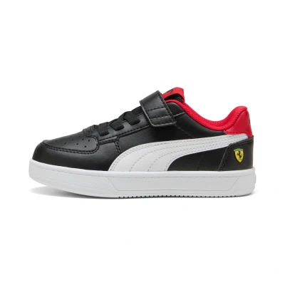 Abbildung von Puma Scuderia Ferrari HP Caven 2.0 Sneakers Kinder Schuhe Mit Plain Black/White Größe: 32.5