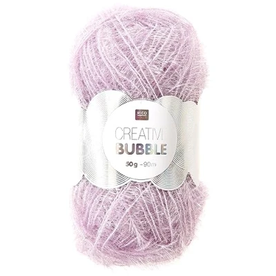 Abbildung von Rico Bubble 049 lavendel Häkelwolle, 90 m