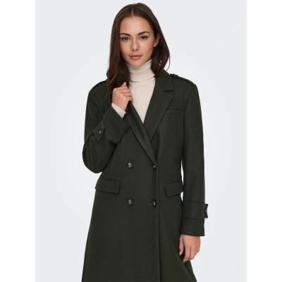 Abbildung von ONLY Onlnancy LIFE MILI LONG COAT Klassischer Mantel, Damen, Größe: XS, Kalamata