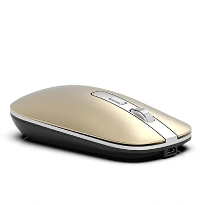 Abbildung von Bluetooth &amp; kabellose 2,4G optische Maus wiederaufladbare 800 1200 1600 Dpi Silent Mau