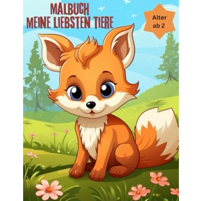 Abbildung von Malbuch Meine liebsten Tiere: Ausmalbuch für Kinder ab 2 Jahren