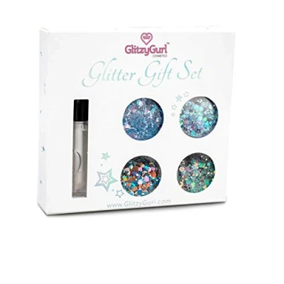 Abbildung von Holografischer Glitzer Geschenkset für Meerjungfrauen und Einhörner Looks funkelnder mit großen Partikeln Mystische Meerjungfrau