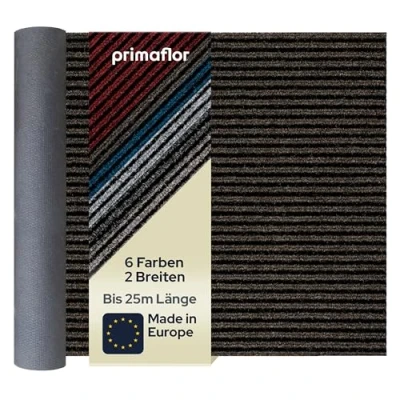 Abbildung von Primaflor Sauberlauf nach Maß Magnum, Braun, 1,00m x 4,50m, Rutschfester Schmutzfangläufer Meterware, Robuster Küchenläufer, Zuschneidbarer Teppichläufer, Eingangsmatte für Flur und Windfang
