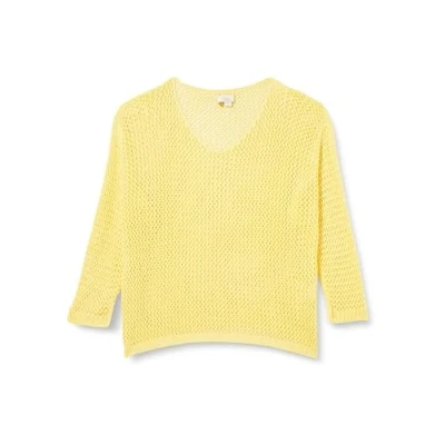 Abbildung von aleva Women&#039;s Damen Strick Pullover 15526985 AL04, Hellgelb, XL Sweater