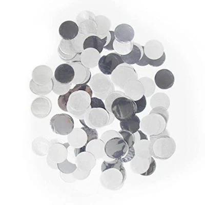 Abbildung von Confetti Silber Large Round 14 Gramm