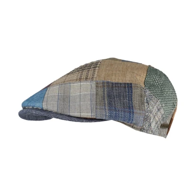 Abbildung von horka SOMMERMÜTZE PATCHWORK 56 Blau kariert
