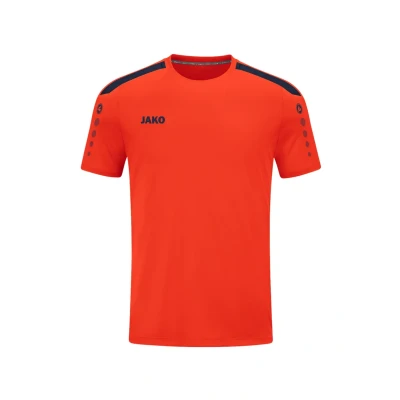 Abbildung von JAKO Herren Power (Kurzarm) Trikot, Flame/Marine, S EU