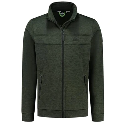 Abbildung von Kjelvik Herren Jacke Knitwear Strickjacke mit leichtem Fleecefutter Strickfleecejacke (DE/NL/SE/PL, Alphanumerisch, XXL, Regular, grün)