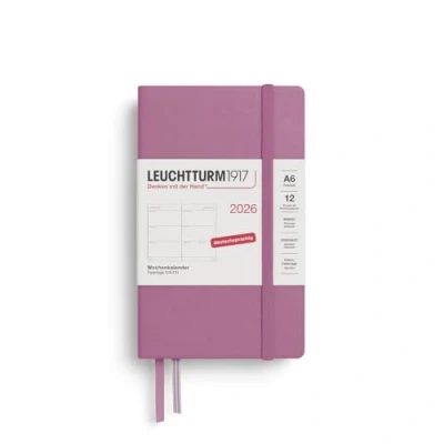 Abbildung von LEUCHTTURM1917 372542 Wochenkalender Pocket (A6) 2026, 12 Monate, Dusty Rose, Deutsch