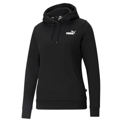 Abbildung von Puma ESS Small LOGO Kapuzenpullover, Damen, Größe: XL, black