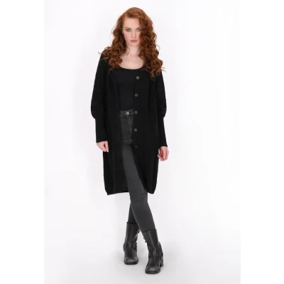 Abbildung von Strickjacke DREIMASTER M/L / Black 44% Polyamide 34% Acrylic 22% Polyester