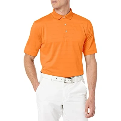 Abbildung von Callaway Opti Vent Herren Poloshirt, kurzärmelig, offenes Netzgewebe, Herren, Karotte, Large
