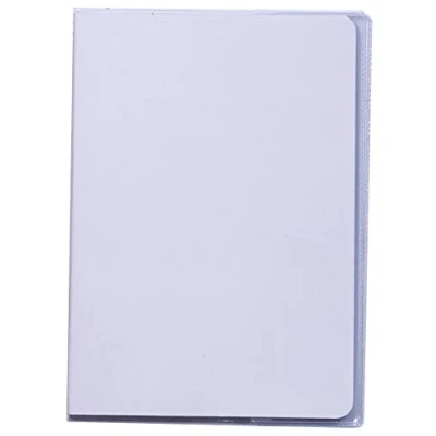 Abbildung von Clairefontaine 73050C Heftumschlag / Heftschoner Hefthülle Calligraphe Cristalux DIN A5 14,8x21 cm, Etikettenhalter aus PVC transparent und strapazierfähig, glatt, Farblos, 1 Stück