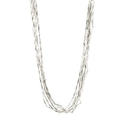 Abbildung von Pilgrim Connect Recycled Necklace Unisex Halskette, Größe: One Size, Silver plated