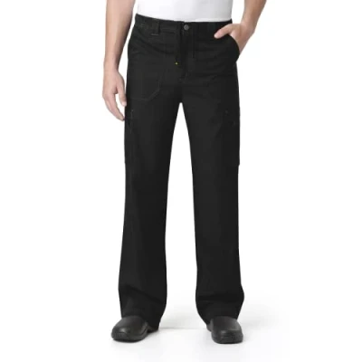 Abbildung von Carhartt Herren Ripstop Multi Cargo Scrub Pantripstop Medizinische Schlupfhose, Schwarz, S Tall