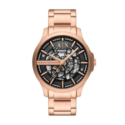 Abbildung von Armani Exchange Hampton Uhr, Herren, Größe: One Size, Rose gold