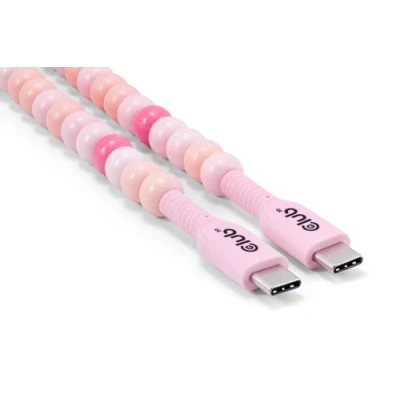 Abbildung von Club3D CAC 3010 USB C® Perlenkabel Rosa