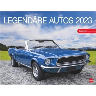Abbildung von Legendäre Autos Posterkalender 2023. Exklusiver Wandkalender mit 12 Traumautos und Kultwagen. Hochwertiger Foto Kalender 2023 Oldtimern. 44x34 cm.
