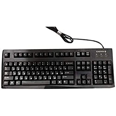 Abbildung von CHERRY Standard Keyboard USB Black (US)(KY), G83 6104