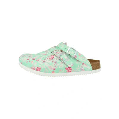 Abbildung von Birkenstock Pantolette flach, Damen, Größe: 41, Flower field mint Schuhe