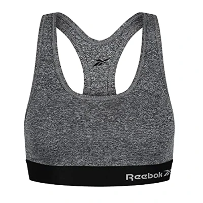 Abbildung von Reebok Simone Sport BH, Damen, Größe: Large, Grey marl