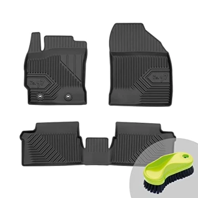 Abbildung von FROGUM No.77 Gummimatten Ganzjahresset von Auto Fußmatten Autofussmatten für Toyota Auris II 2012 2018 Langlebiges TPE Material