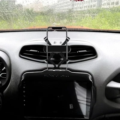 Abbildung von GXQKHFA Handyhalterung kompatibel mit Jeep Renegade zubehör Innenraum navigazione Console Centrale 2016 2017 2018 2019 2020 2021 2022 2023 2024