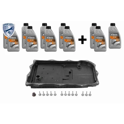 Abbildung von VAICO V20 2090 XXL Teilesatz, Ölwechsel Automatikgetriebe mit Dichtung Ölmenge für Ölspülung, Dichtring EXPERT KITS + BMW: X5, 5 Touring, 7