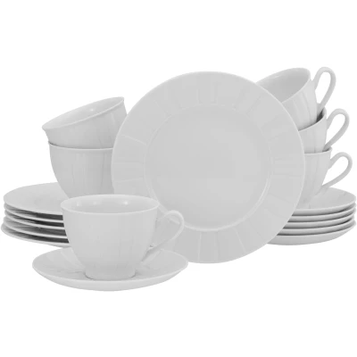 Abbildung von CreaTable Kaffeeservice &quot;Barcelona&quot;, (Set, 18 tlg.), klassischer Manufakturstil