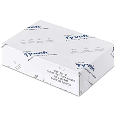 Abbildung von Tyvek 00011782 Versandtasche C4 (229x324 mm), weiß, haftklebend, 100 Stück
