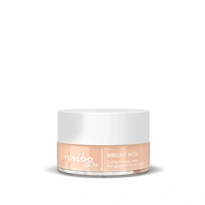 Abbildung von Resibo Korrigierende Augencreme Bright Now, Gesichtscreme Naturkosmetik, Gesichtspflege, Augenpflege, Tagescreme, Faltencreme Damen, Feuchtigkeitscreme Gesicht, Hyaluronsäure, 15 ml